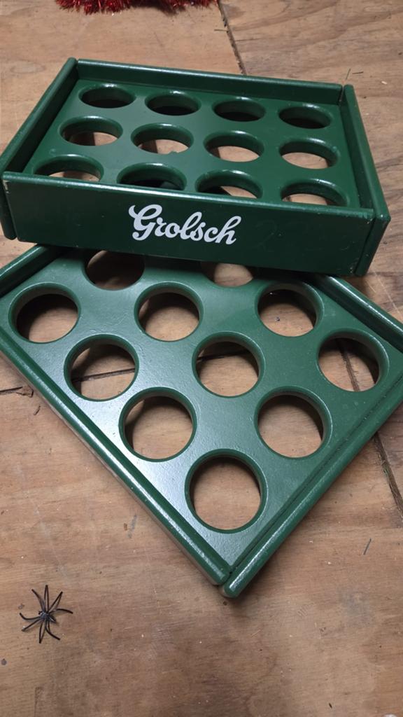 30x Bierglazenhouders Grolsch, Ophalen of Verzenden, Reclamebord
