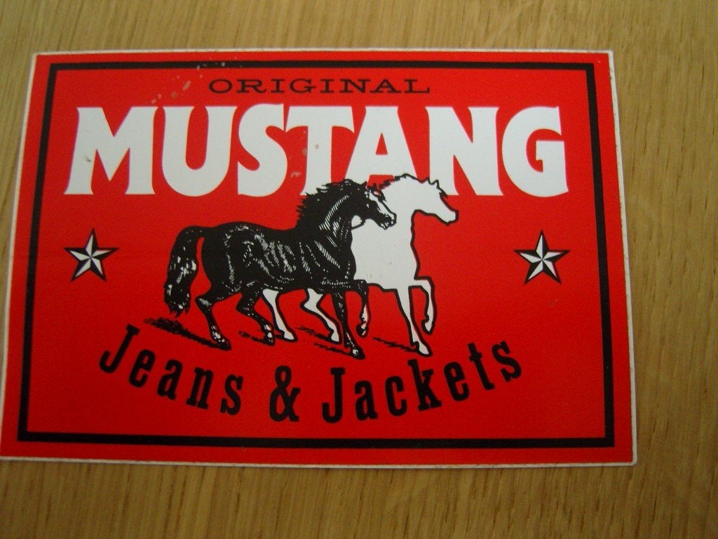 sticker Original MUSTANG Jeans & Jackets  KX030, Ophalen, Zo goed als nieuw