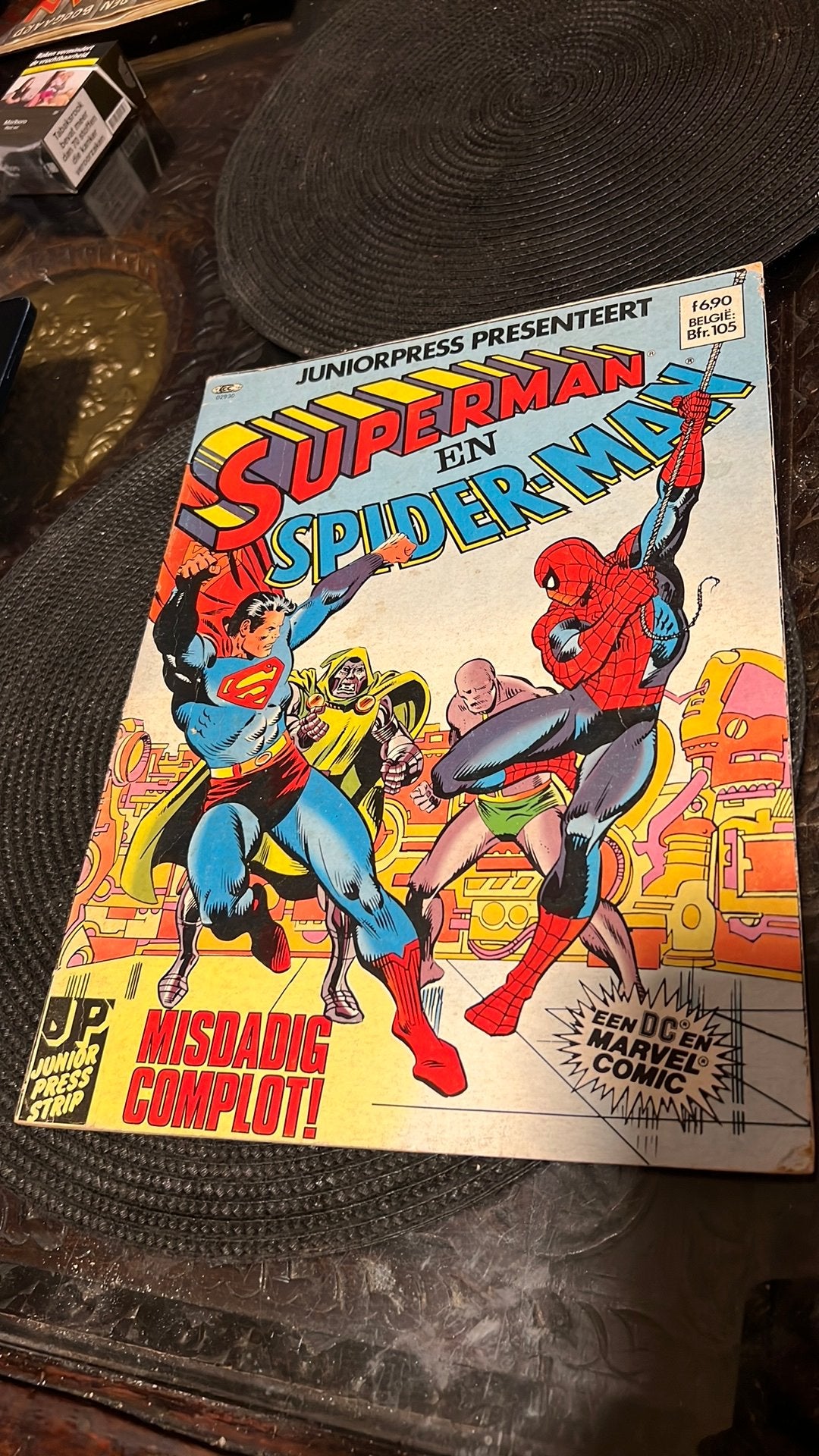 SUPERMAN EN SPIDERMAN / een DC EN MARVEL COMIC, Eén comic, Ophalen of Verzenden, Gelezen, Amerika