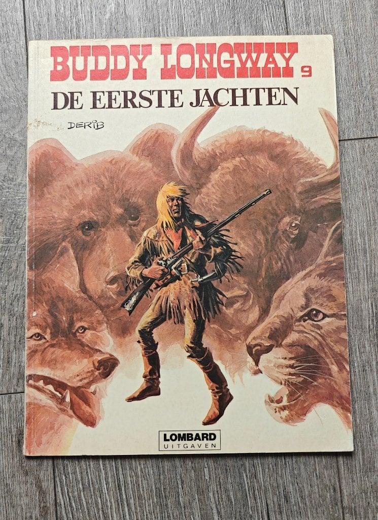 Buddy Longway - De Eerste Jachten, Boeken, Eén stripboek, Ophalen of Verzenden, Gelezen, Derib