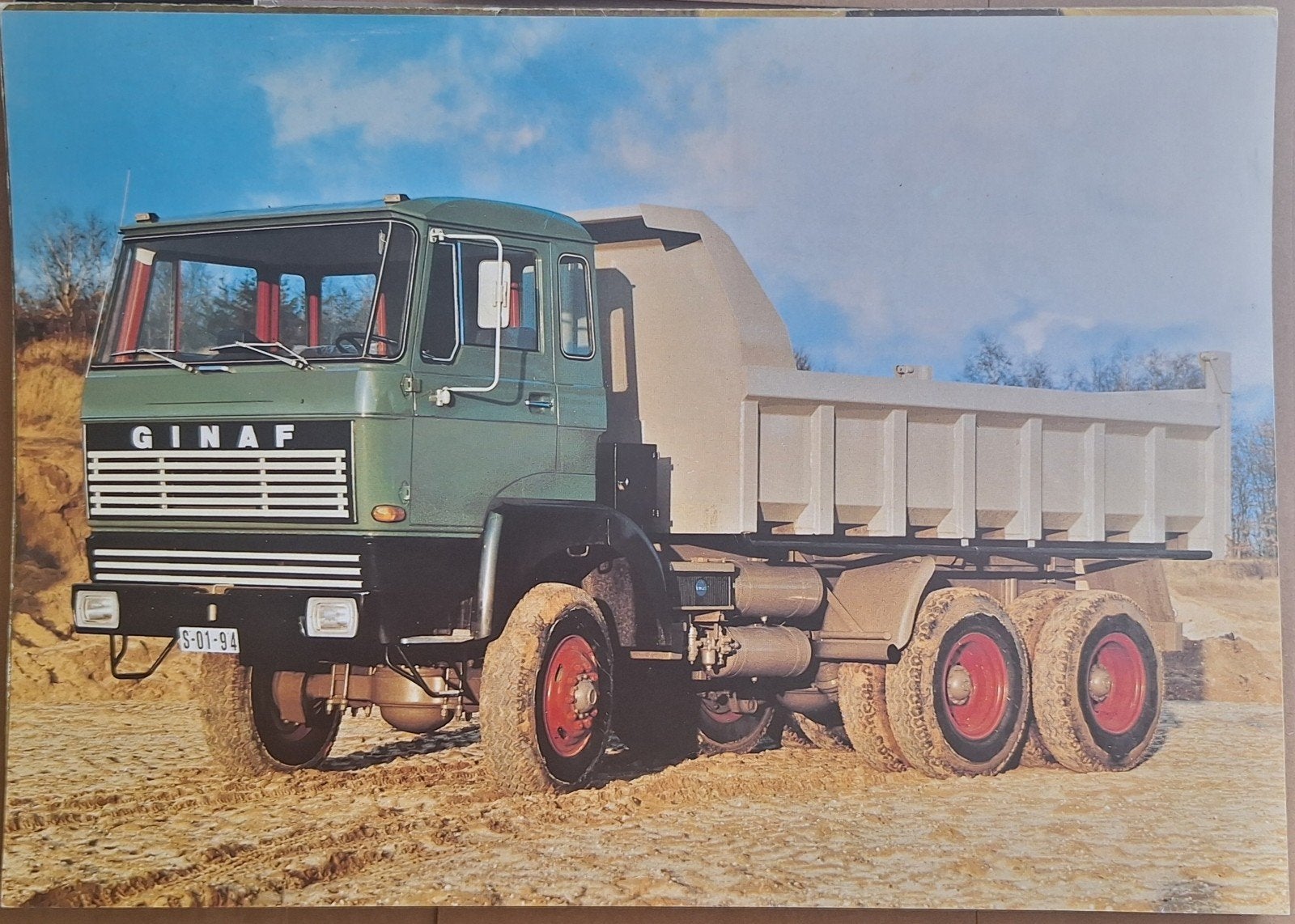 GINAF K.F.S. 12 - 6x6 folder, Ophalen of Verzenden, Zo goed als nieuw, Overige merken, GINAF Automobielbedrijven B.V.
