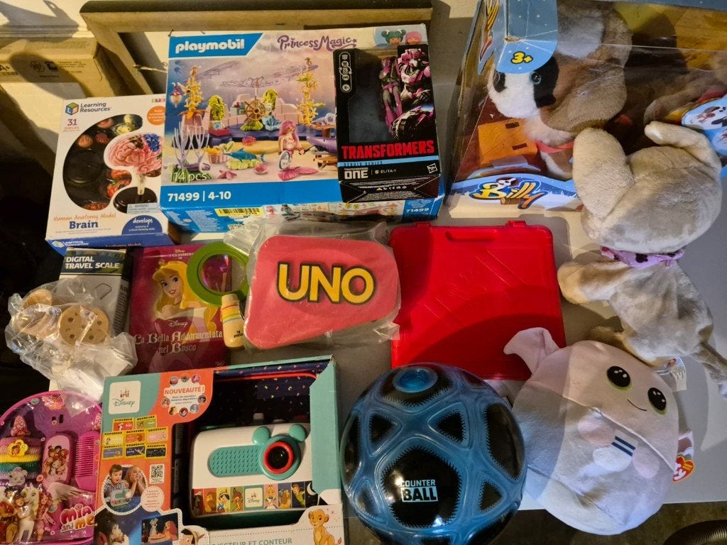 Partij speelgoed & spellen — Playmobil, Disney, retail €600+, Ophalen, Zo goed als nieuw