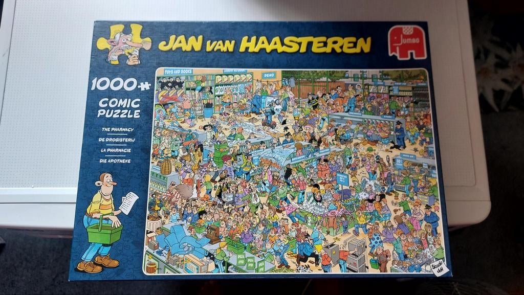 Jan van Haasteren,  De drogisterij, Hobby en Vrije tijd, Denksport en Puzzels, Ophalen of Verzenden, 500 t/m 1500 stukjes, Zo goed als nieuw