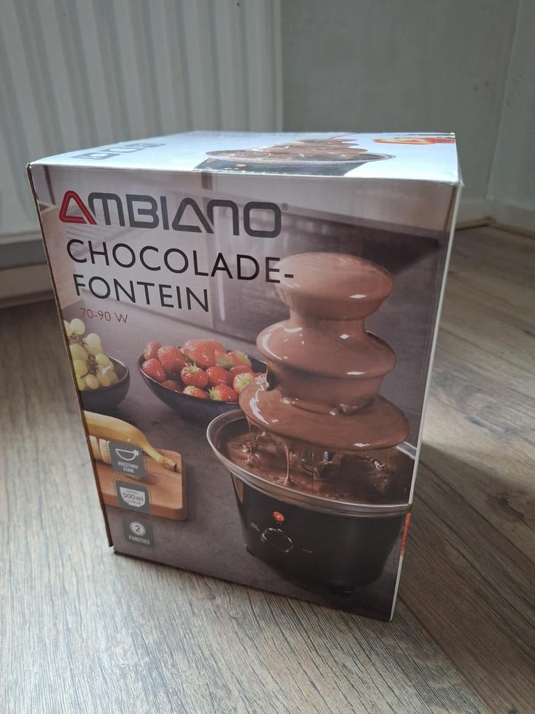 Ambiano Chocoladefontein - Nieuwstaat!, Witgoed en Apparatuur, Fonduesets, Ophalen of Verzenden, Nieuw, Fondueset