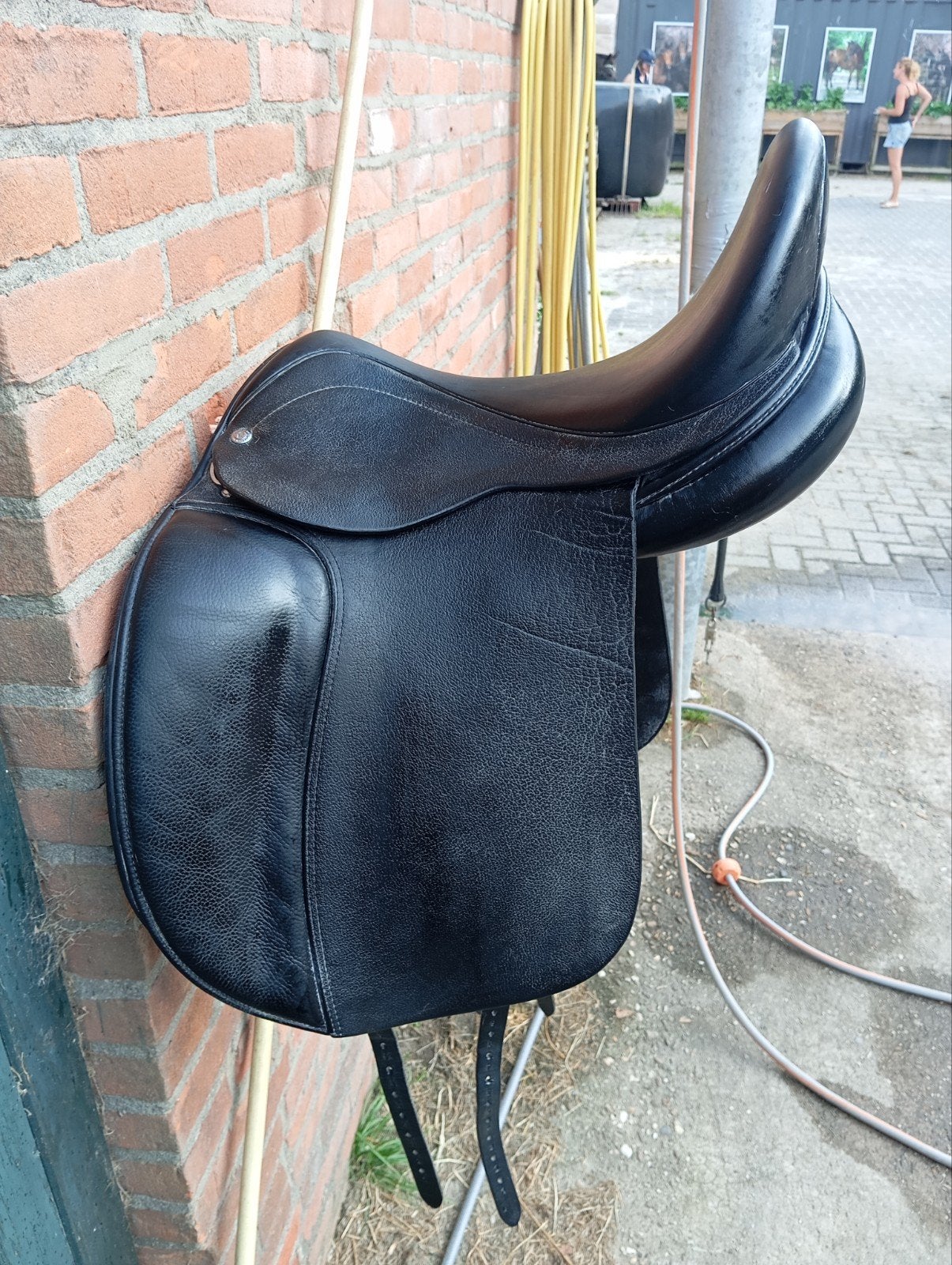 Schutte Classic zadel 18 inch, Dieren en Toebehoren, Ophalen, Gebruikt, Dressuur