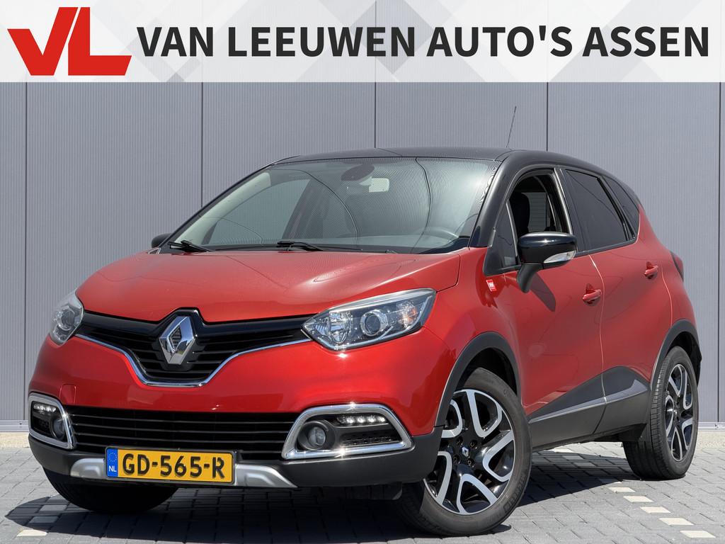 Renault Captur 0.9 TCe Helly Hansen | RIJKLAAR | Nette auto!, Voorwielaandrijving, Gebruikt, Zwart, Leder en Stof