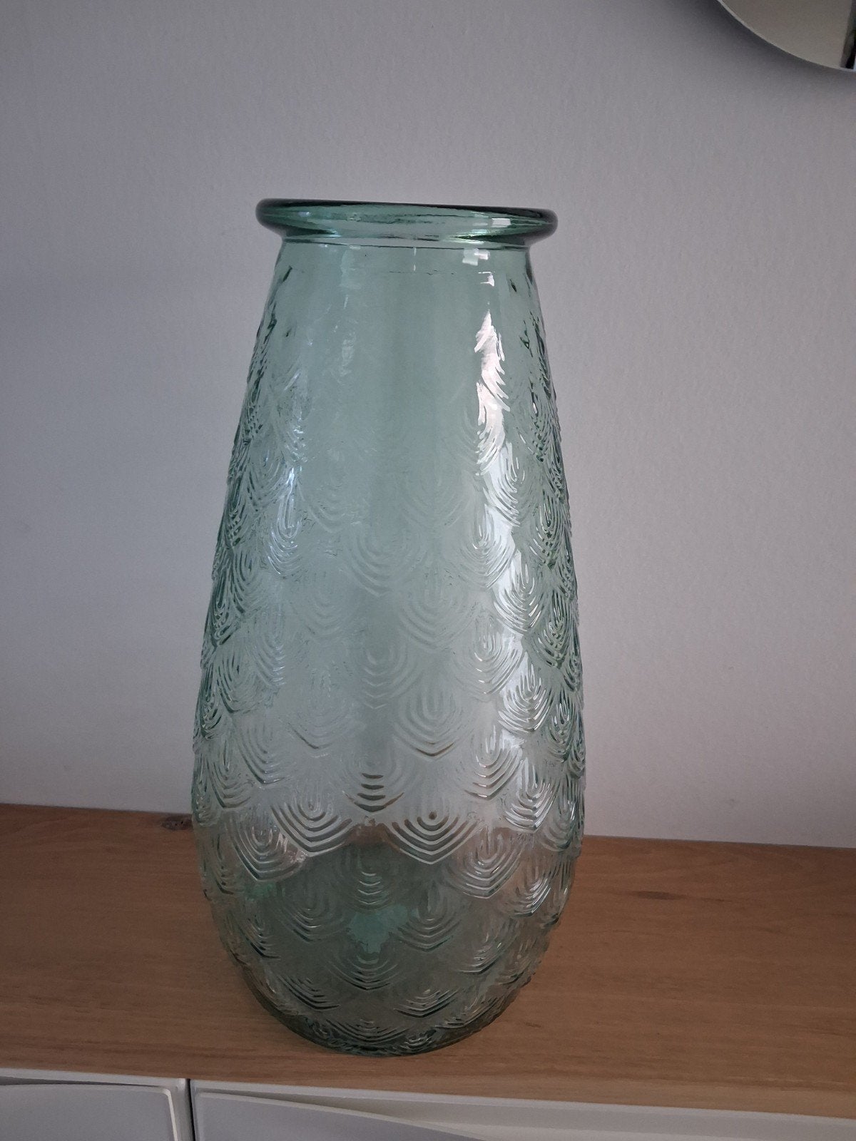 Hoge vaas. Intratuin, Huis en Inrichting, Ophalen, Overige kleuren, Glas, Minder dan 50 cm