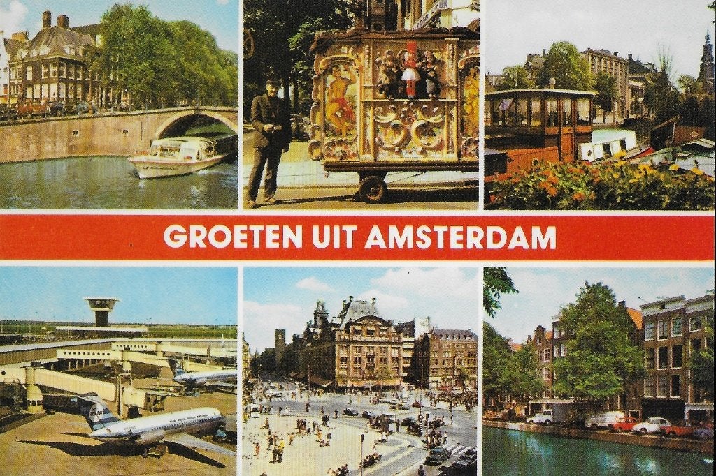 Ch779 Ongelopen ansichtkaart Amsterdam, Ophalen of Verzenden, 1980 tot heden, Gelopen, Noord-Holland
