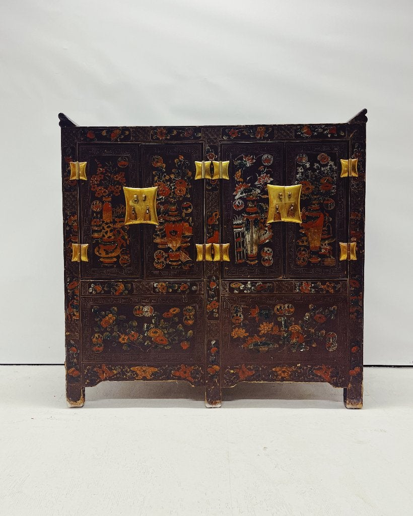 Chinees Dressoir, Huis en Inrichting, Kasten | Dressoirs, Gebruikt, 100 tot 150 cm, Ophalen of Verzenden, X