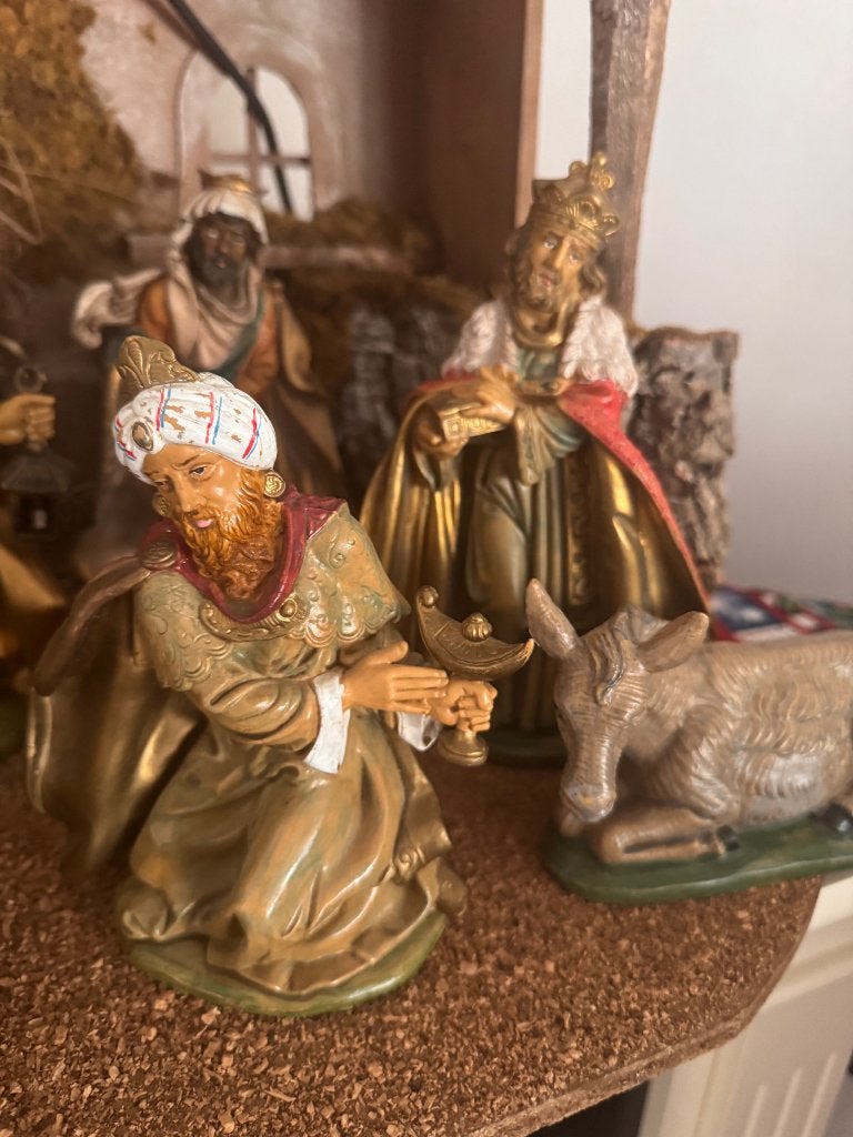 Kerststal met beelden, Diversen, Ophalen, Zo goed als nieuw