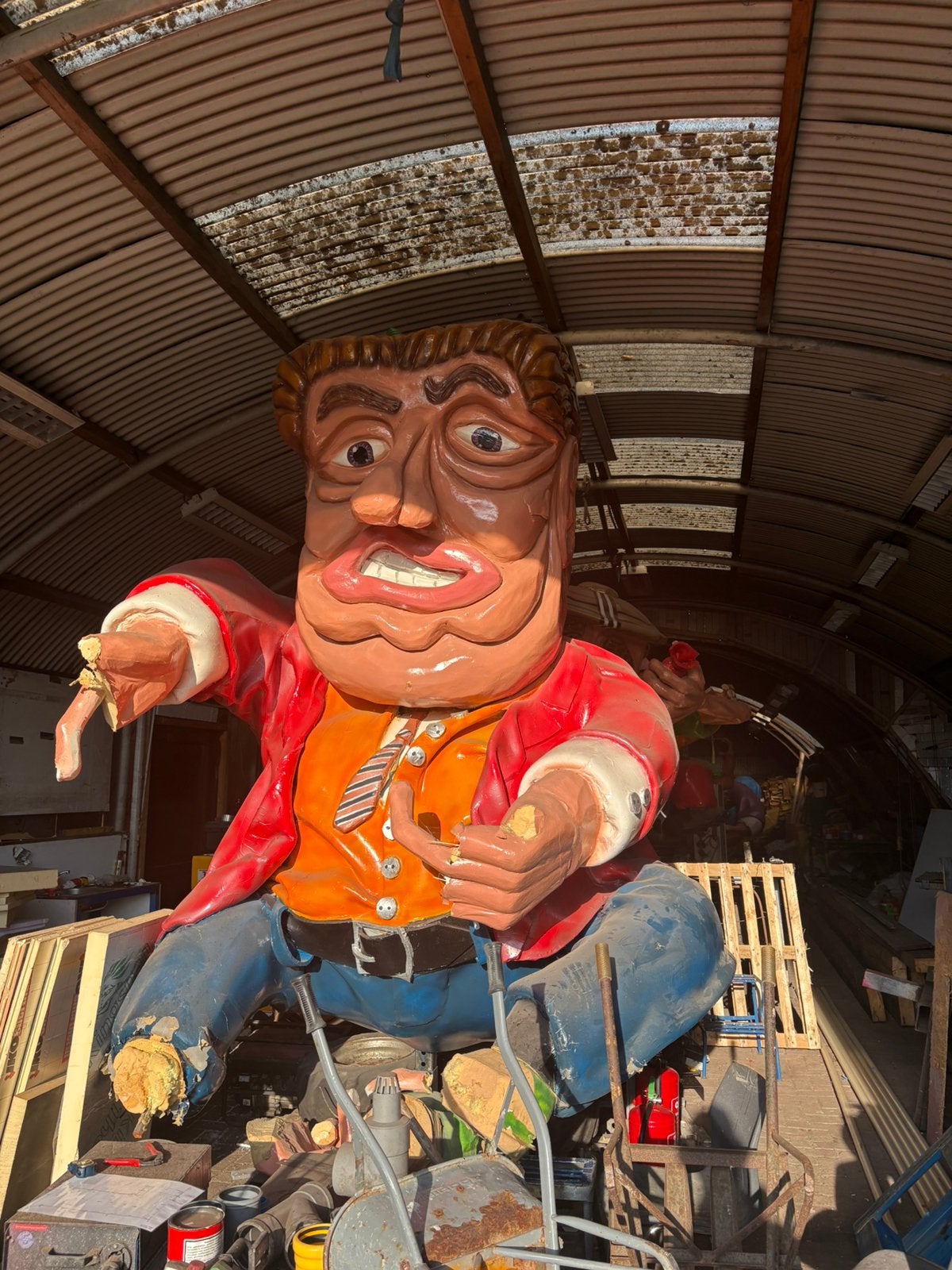 Carnavalspoppen tekoop, Ophalen, Carnaval