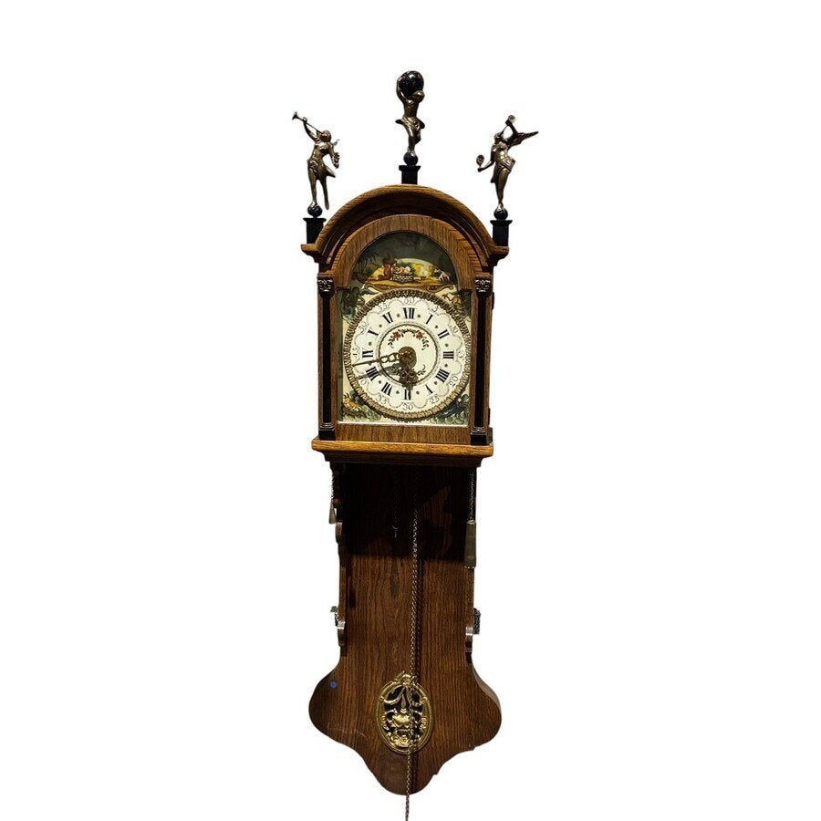 Friese staartklok met mechaniek, Antiek en Kunst, Ophalen of Verzenden