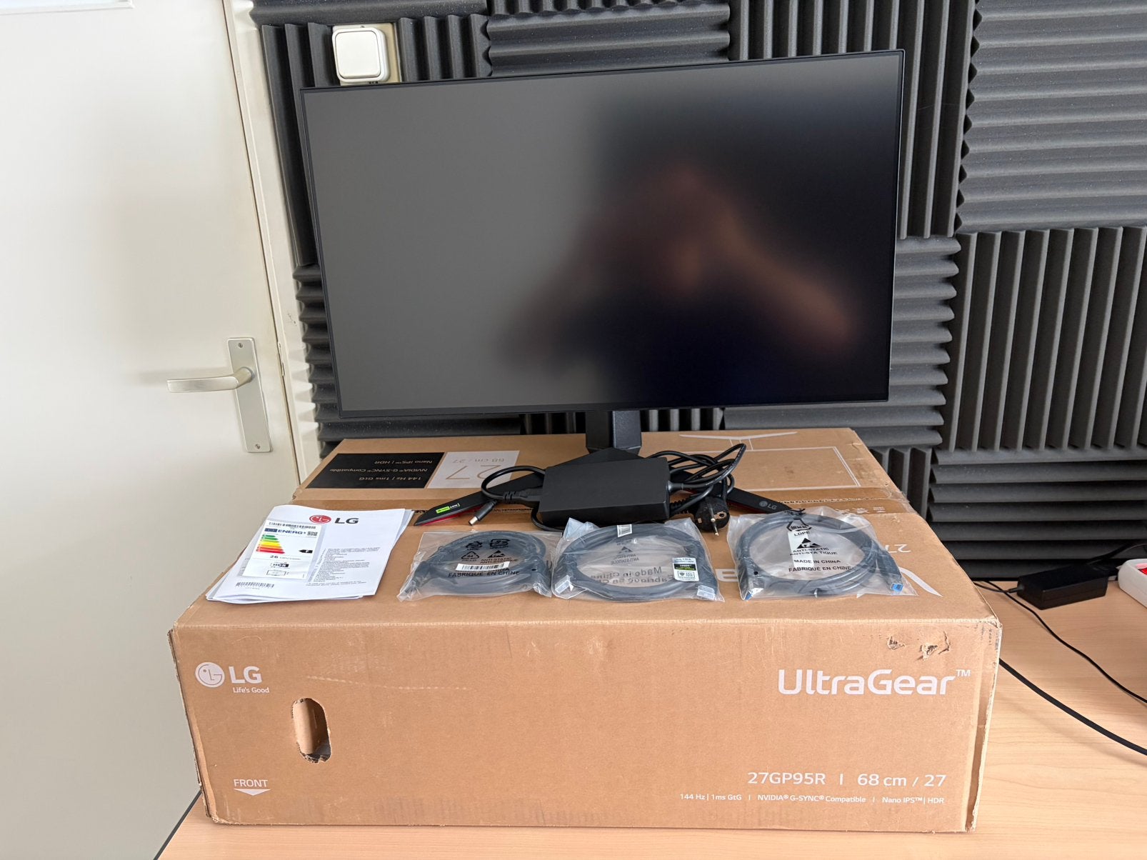 LG UltraGear 27GP95RP-B 27 inch 4K 144Hz 1ms IPS monitor, Gaming, IPS, 101 t/m 150 Hz, In hoogte verstelbaar
