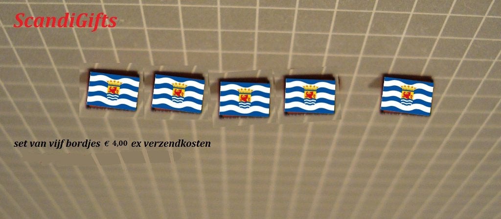 gevarenbord met provincie vlag, Ophalen of Verzenden, Nieuw, Bus of Vrachtwagen