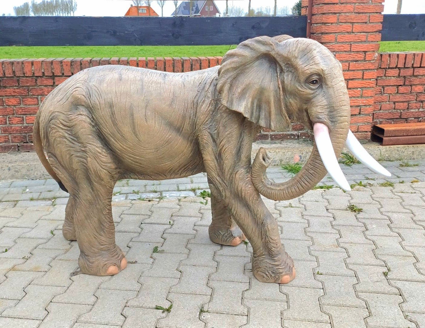 Polyester dierenbeelden olifant voor tuin leeuwen tuinbeeld, Ophalen, Nieuw, Kunststof, Dierenbeeld