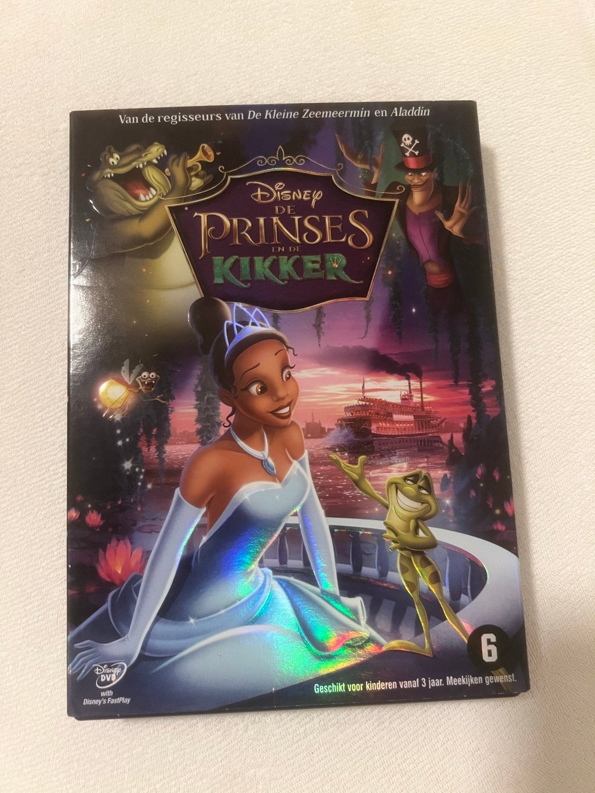 Disney De Prinses en de Kikker DVD - Zo goed als nieuw, Bonusmateriaal, Animatie, Amerikaans, Nederlands