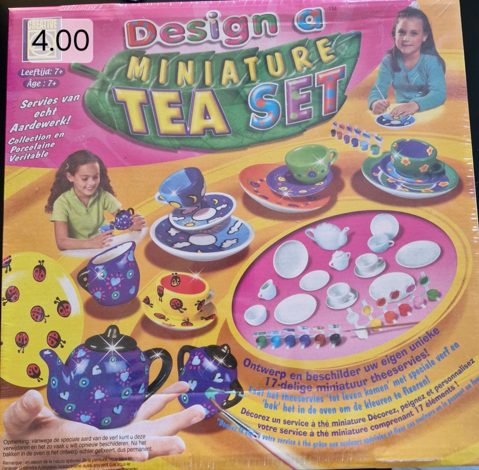 Design & Miniature Tea Set - Zelf beschilderen, Kinderen en Baby's, Ophalen of Verzenden