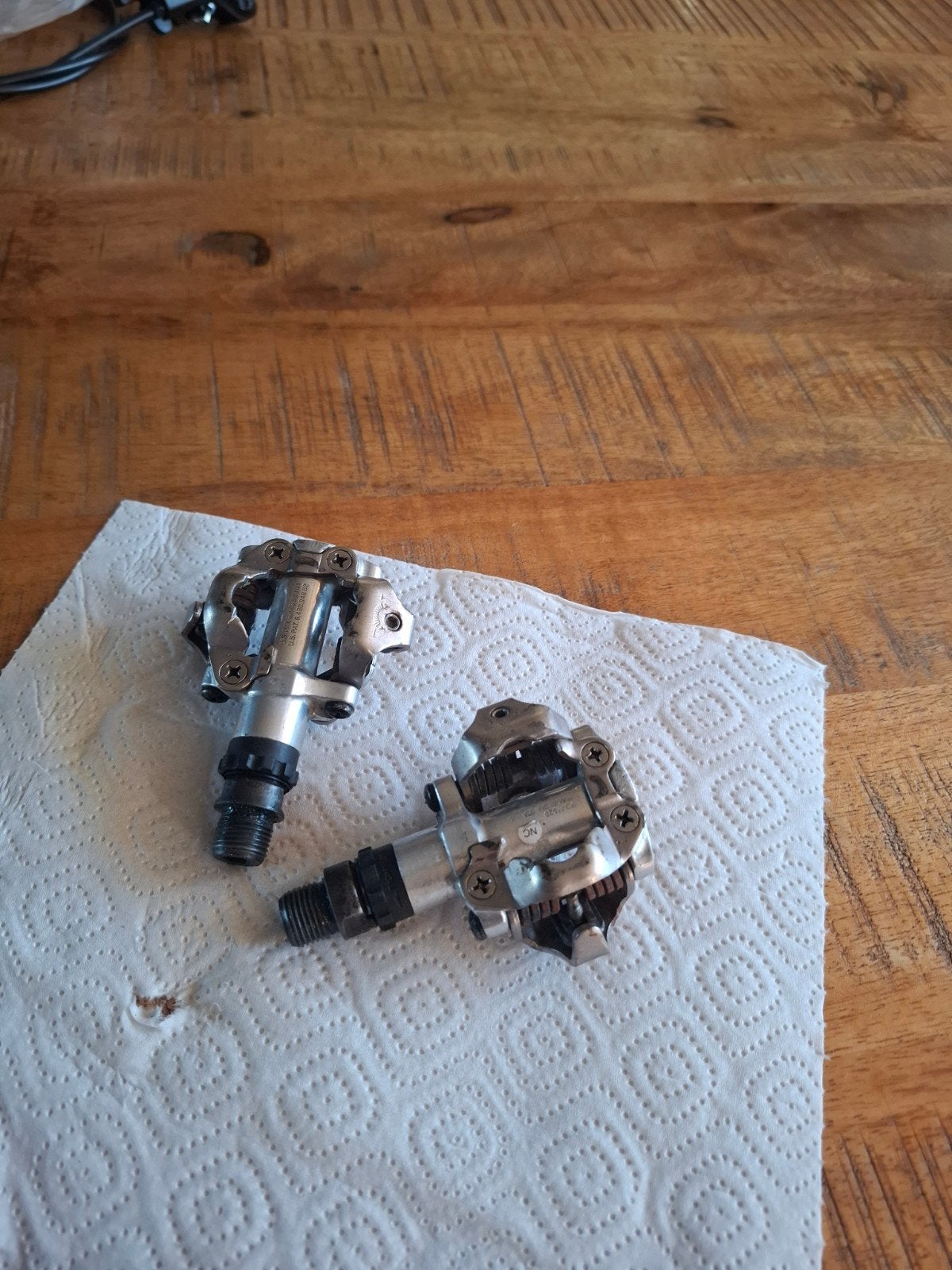 Shimano SPD PD-M540 Pedalen, Fietsen en Brommers, Crankstel of Pedalen, Gebruikt, Ophalen of Verzenden, Shimano