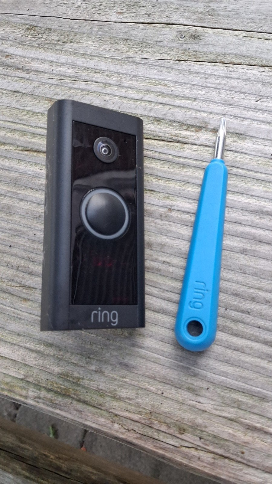 Ring deurbel cameradeurbel, Ophalen of Verzenden, Ingebouwde camera, Zo goed als nieuw, Bedraad