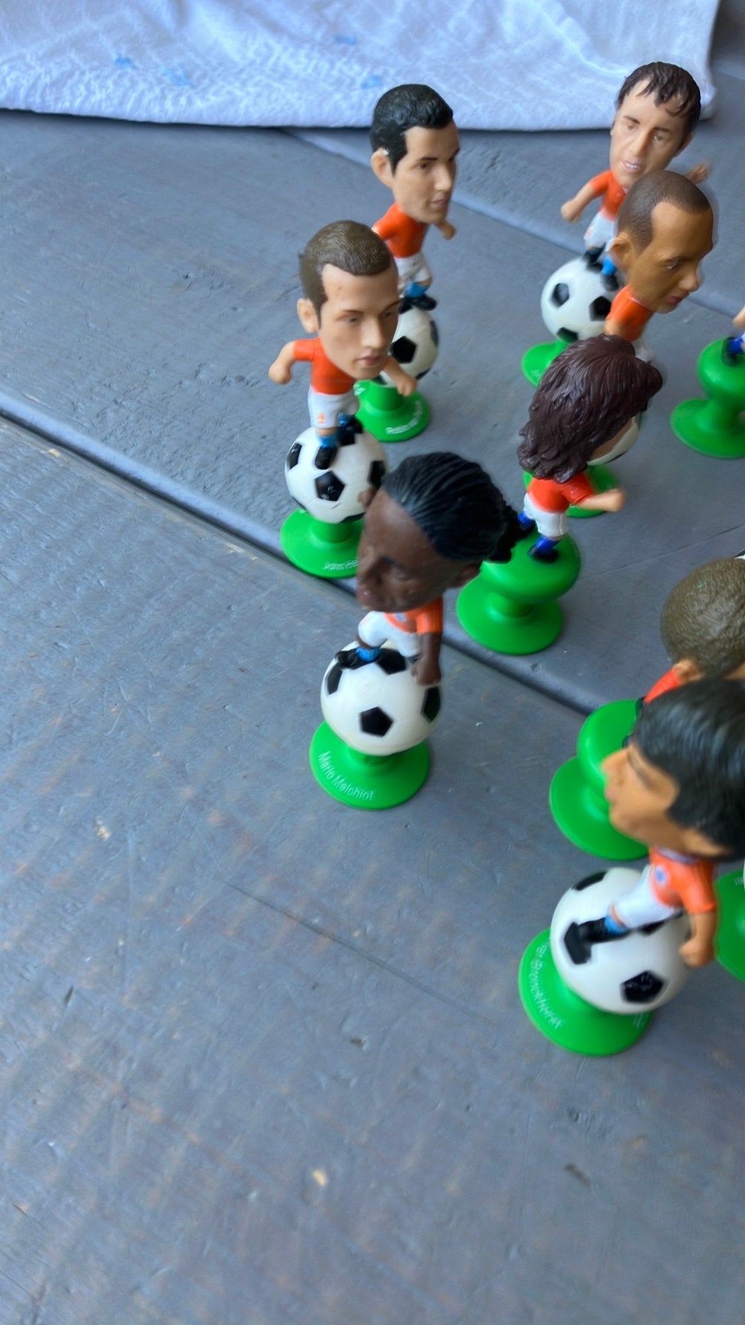 Voetbal poppetjes, Ophalen of Verzenden, Gebruikt, Overige binnenlandse clubs, Beeldje of Poppetje