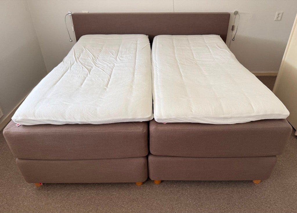 Tweepersoonsbed: Kuperus Fjorda Skandeborg 90x200 medium, Ophalen, Gebruikt, Overige kleuren, Tweepersoons