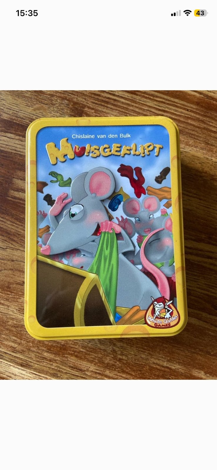 Kaartspel Muisgeflipt, Een of twee spelers, Ophalen of Verzenden, Zo goed als nieuw