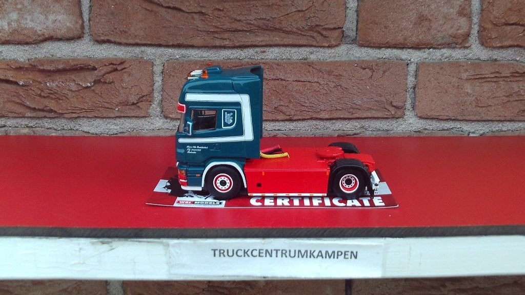 WSI  Scania  R4  Topline  4 x 2  van  Fredsholm., Hobby en Vrije tijd, Ophalen of Verzenden, Nieuw, Bus of Vrachtwagen, Wsi