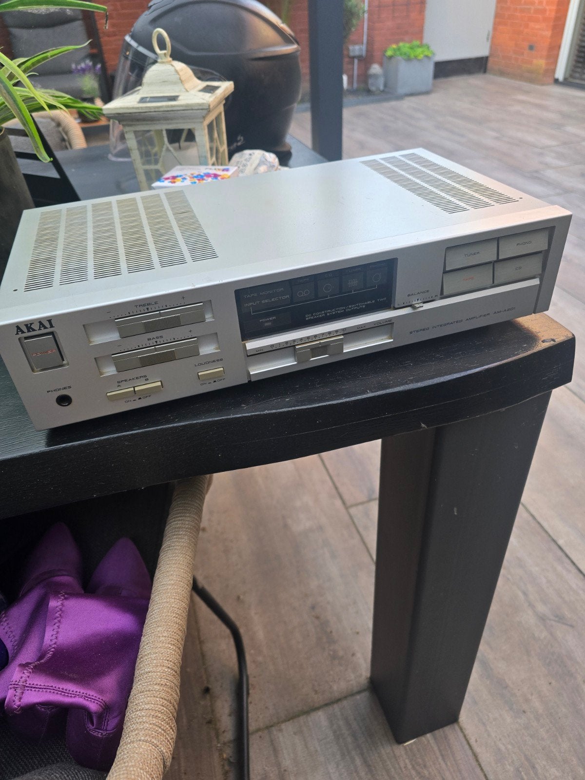 Akai AM-A201 Stereo Geïntegreerde Versterker, Audio, Tv en Foto, Versterkers en Receivers, Gebruikt, Ophalen, Overige merken, Minder dan 60 watt