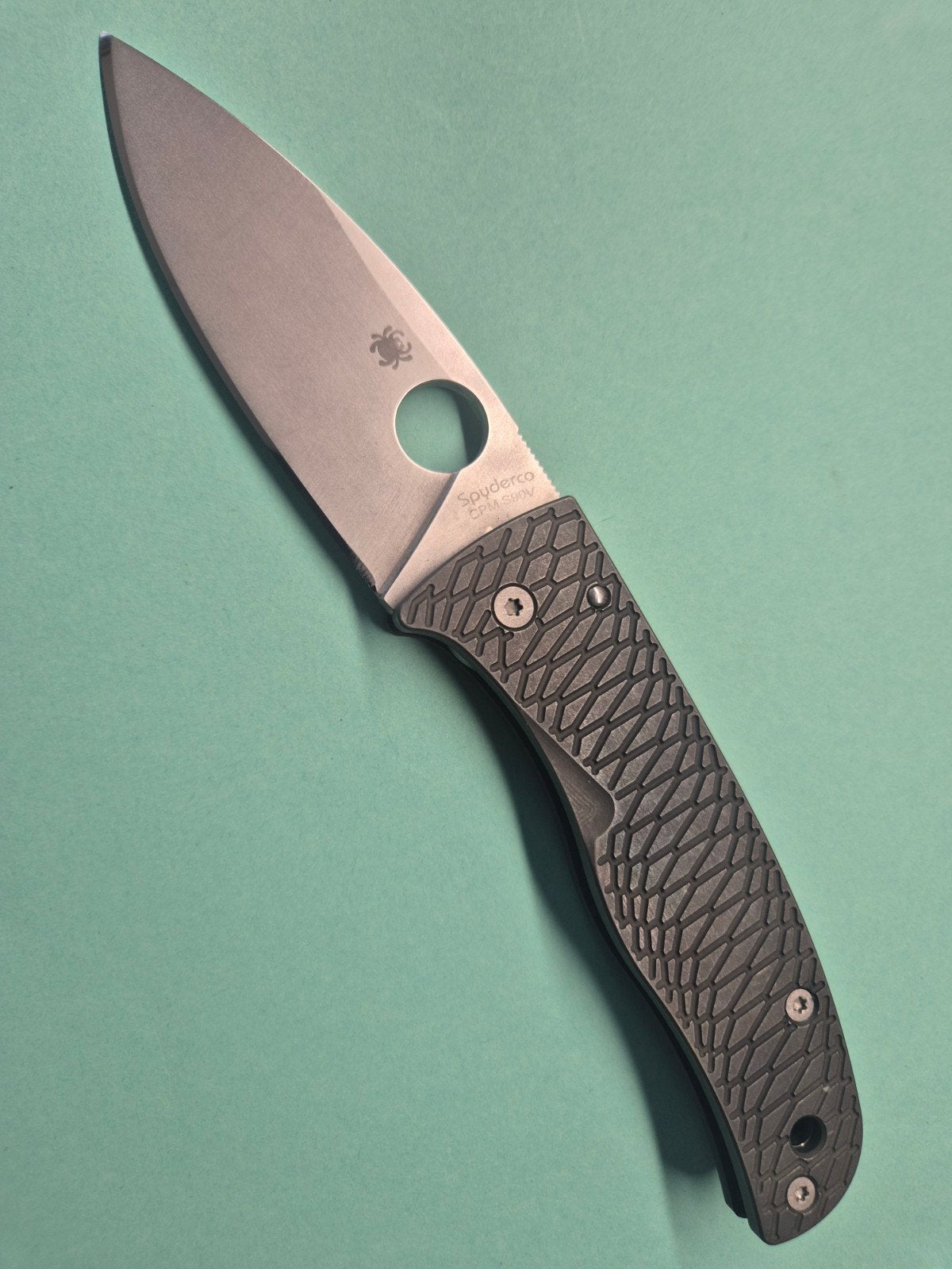 Spyderco Bodacious sprintrun zakmes mes Rockscale Ti, Hobby en Vrije tijd, Ophalen of Verzenden, Zo goed als nieuw