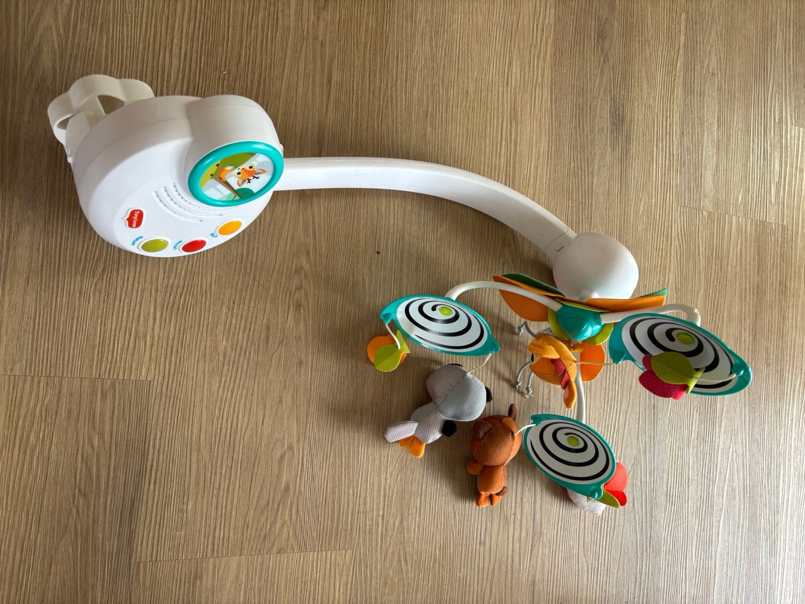 Muziekmobiel tiny love, Ophalen of Verzenden, Zo goed als nieuw, Rond