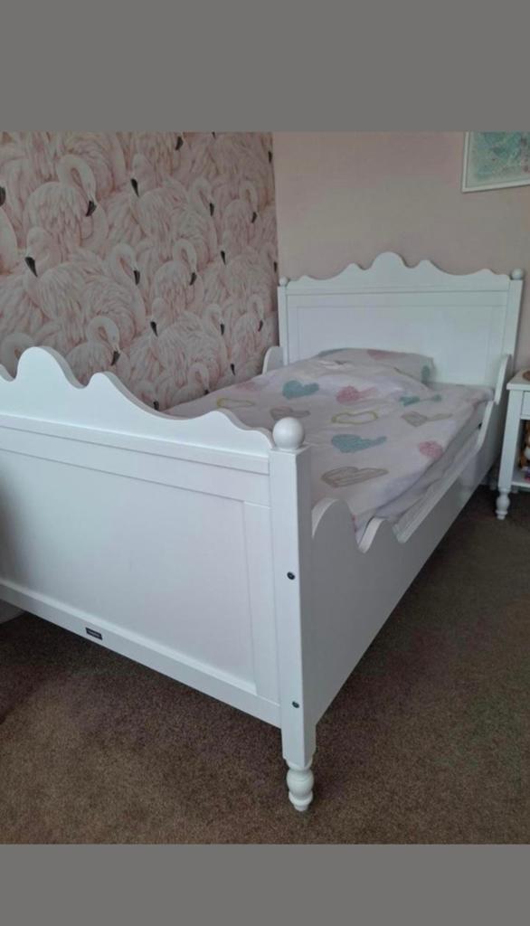 Bobita bed twijfelaar 120x200 in zeer nette staat!, Ophalen, Zo goed als nieuw, Twijfelaar, 120 cm