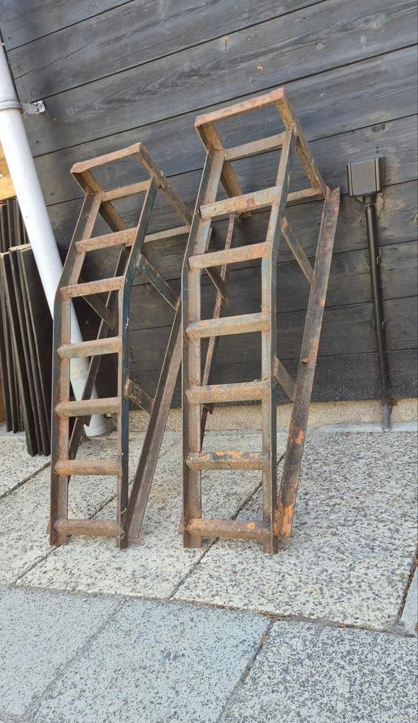 Te koop set Oprijbokken / Autobokken / Auto oprijsteunen

​, Auto diversen, Autogereedschap, Ophalen