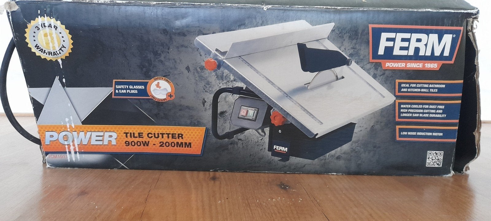Ferm Power Tegelsnijder 900W - 200mm, Ophalen, Minder dan 30 mm, Gebruikt, Overige typen