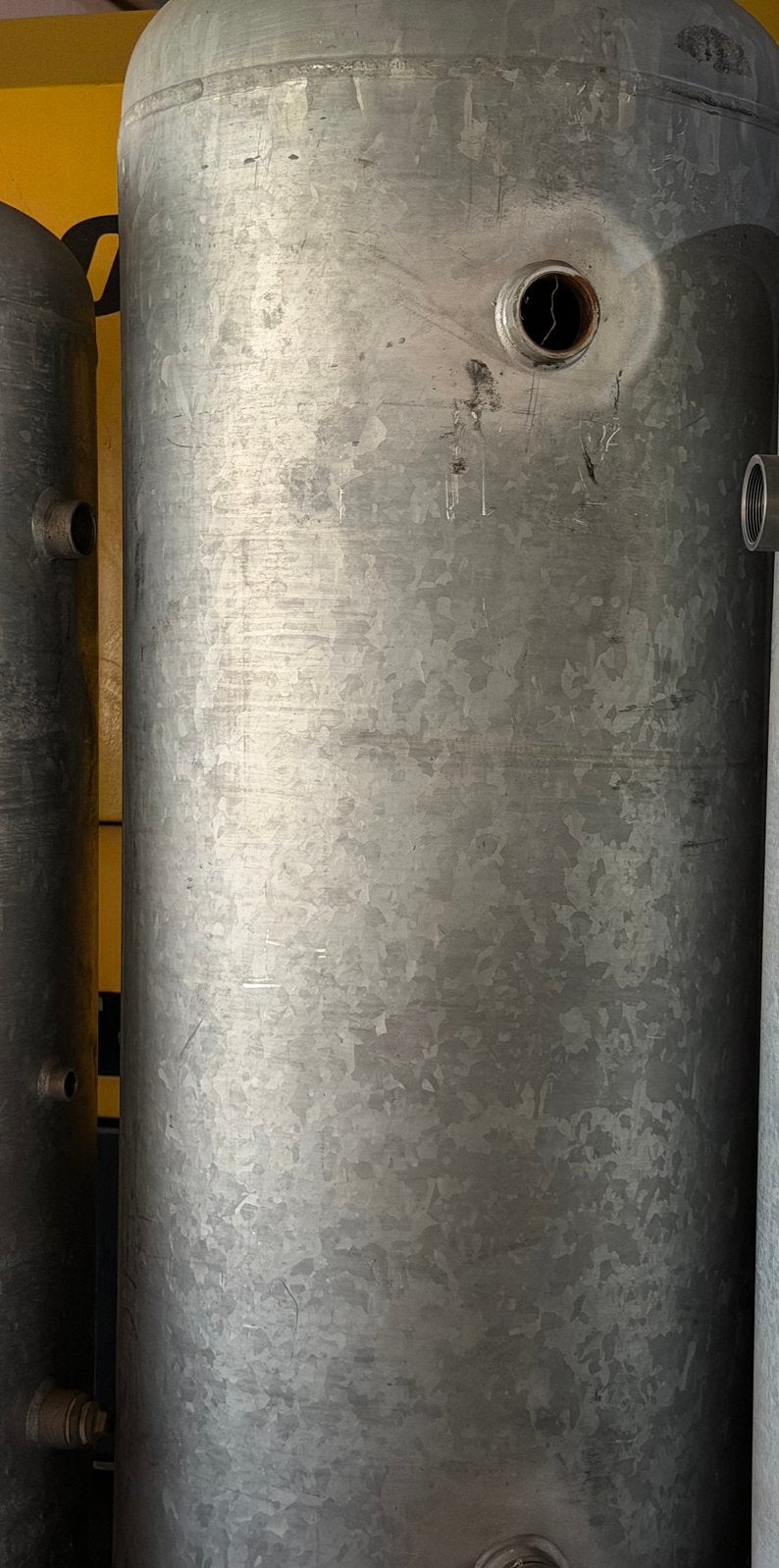 Gegalvaniseerde tank 500 liter, Doe-het-zelf en Verbouw, Compressors, 100 liter of meer, Ophalen of Verzenden, Zo goed als nieuw
