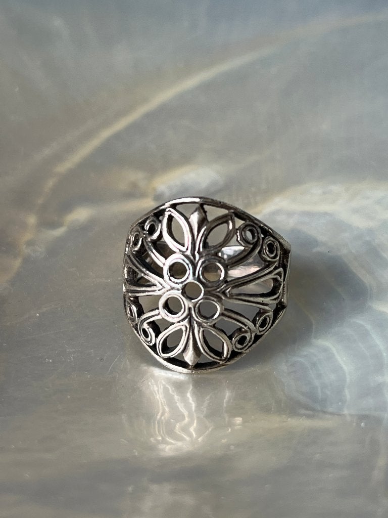 Mooie zilveren ring, Ophalen of Verzenden, Zilver, Ring
