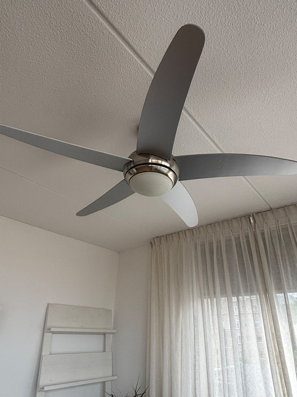 Plafondventilator met afstandsbediening en verlichting, Ophalen, Gebruikt
