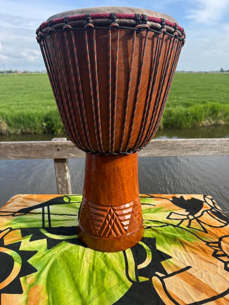Djembe nieuw vel en touw, Muziek en Instrumenten, Ophalen of Verzenden, Zo goed als nieuw, Trommel