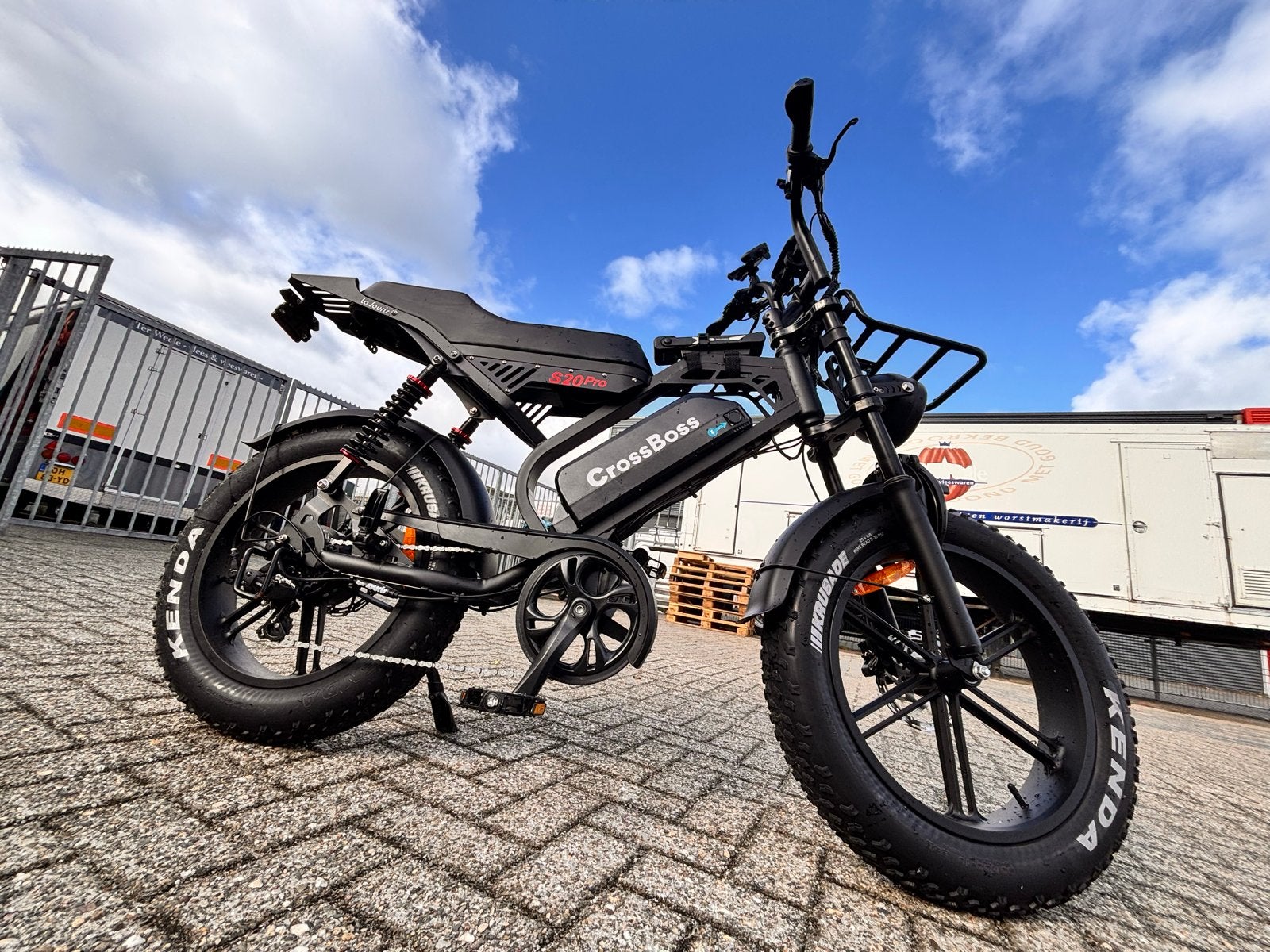 CrossBoss S20 Pro Fatbike - Zwart Special Edition, Fietsen en Brommers, Overige merken, Ophalen of Verzenden, Zo goed als nieuw