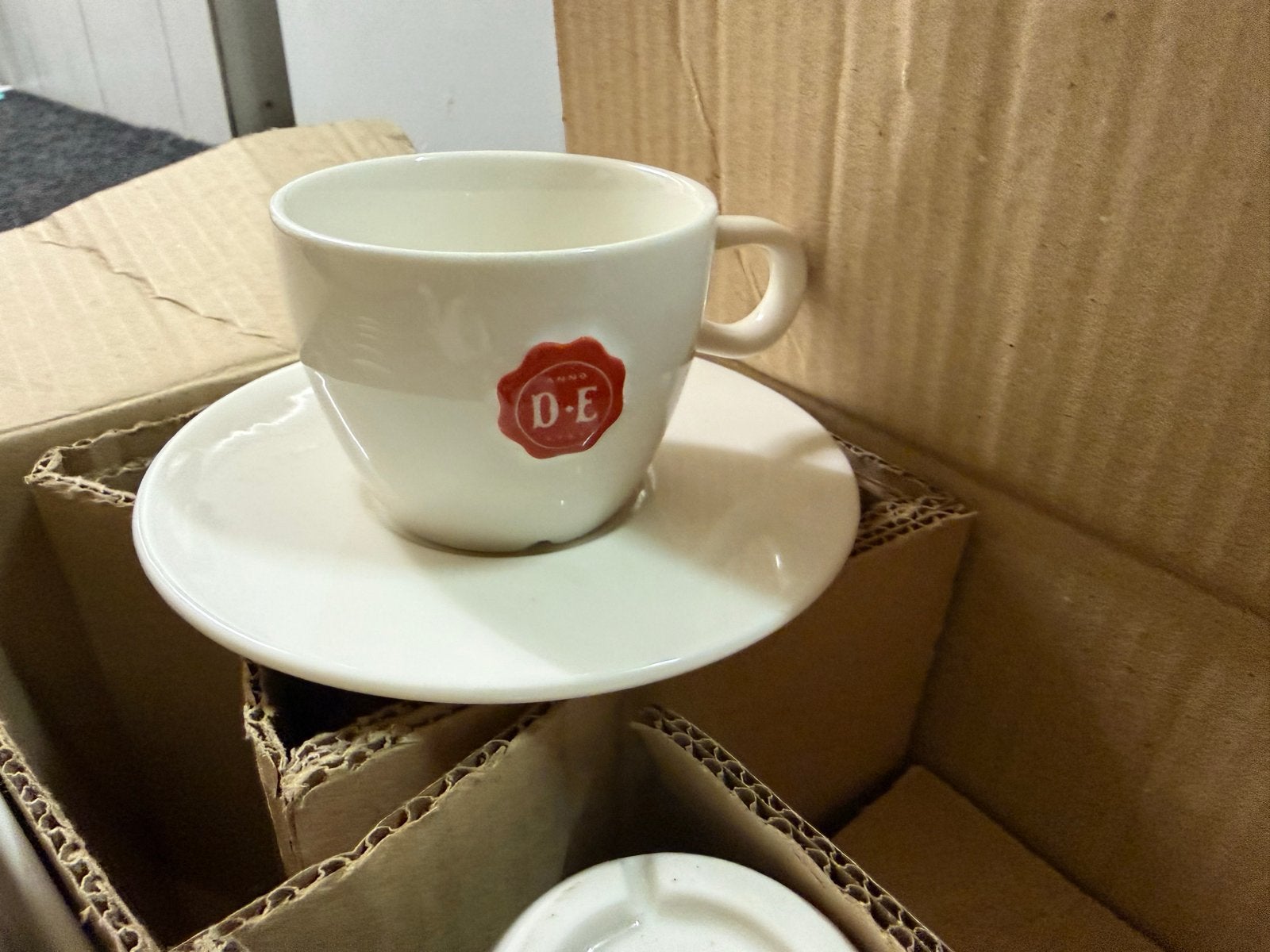 Douwe Egberts Mosa Kop en Schotel - 6 stuks NIEUW, Huis en Inrichting, Keuken | Servies, Overige merken, Nieuw, Ophalen of Verzenden
