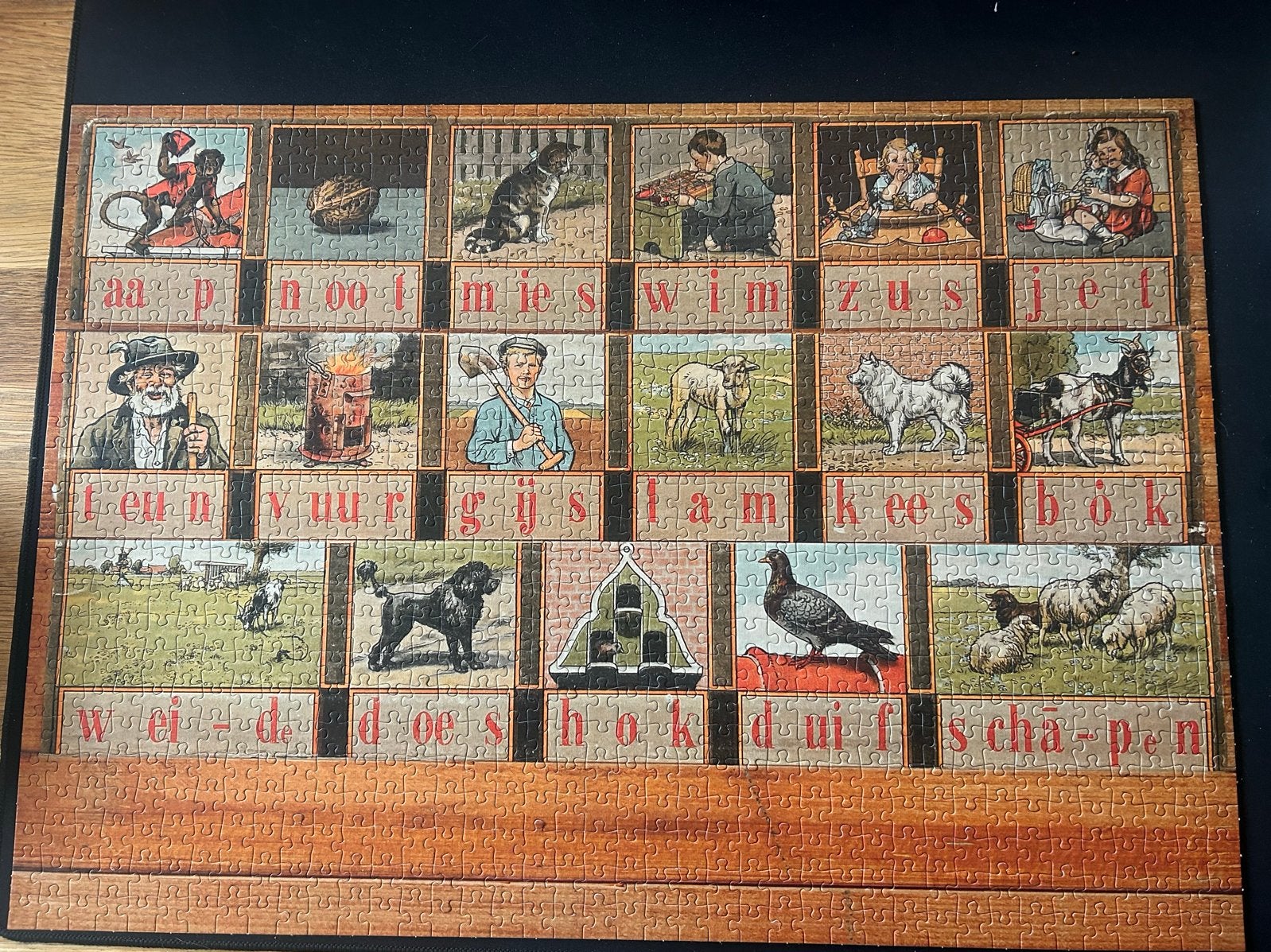 Jumbo Legpuzzel 'Leesplankje' 1000 stukjes, Ophalen of Verzenden, 500 t/m 1500 stukjes, Zo goed als nieuw, Legpuzzel