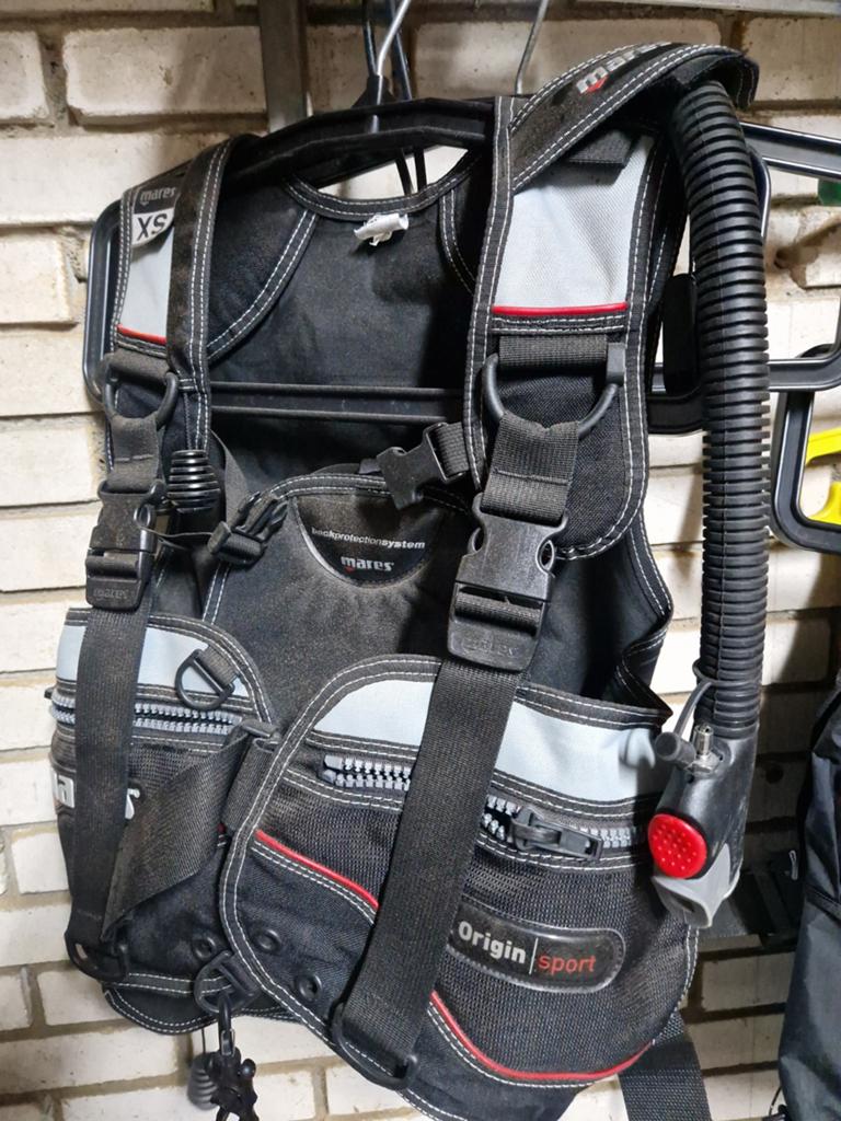 Mares Origin Sport Trimvest XS, Ophalen