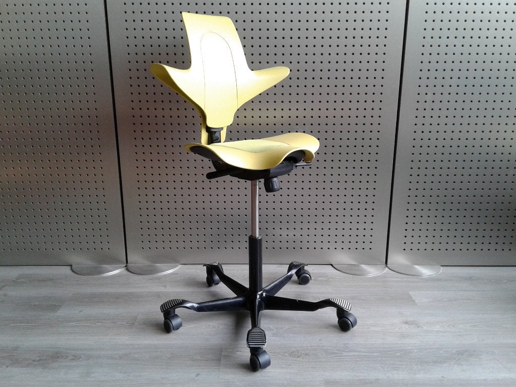 9x HAG Capisco Puls 8010 (Medium) (Groen), Zeer Mooi!, Huis en Inrichting, Bureaustoelen, https://www.flokk.com/nl/netherlands/hag