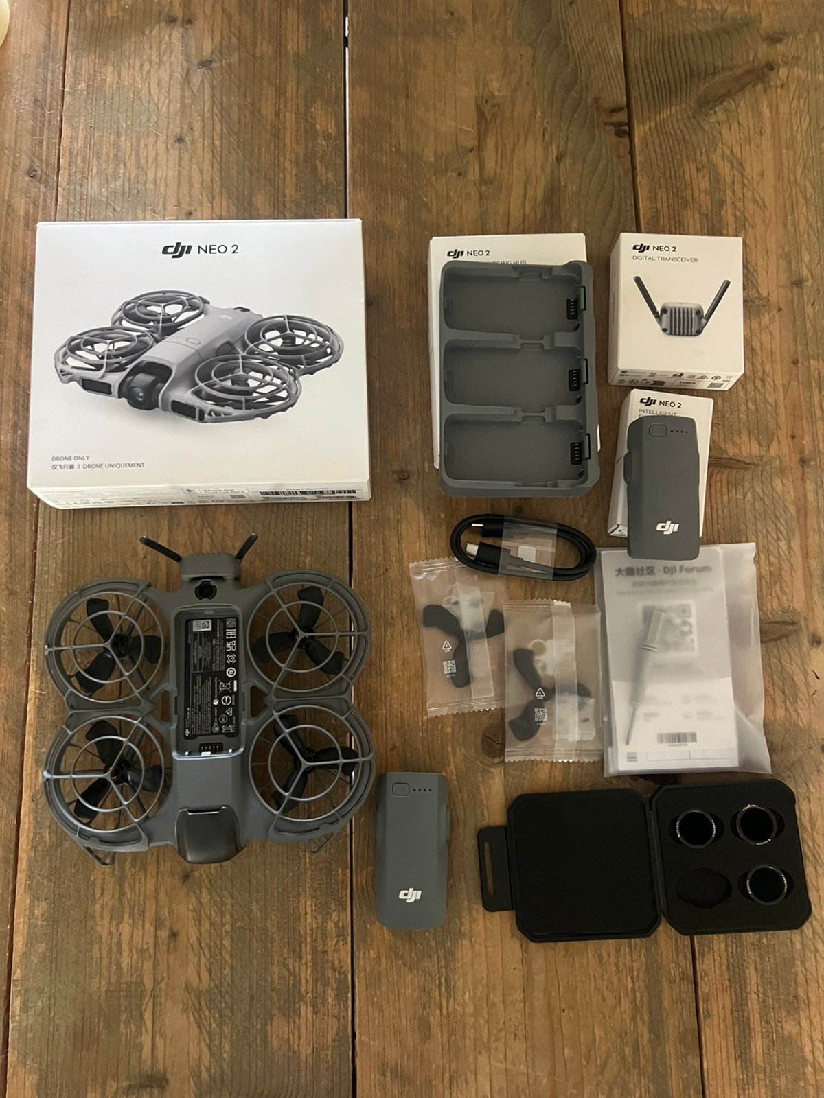 Dji Neo 2 met 2 batterijen. Dji refresh tot 04-2027, Cameradrone, Return to Home, Zo goed als nieuw, DJI