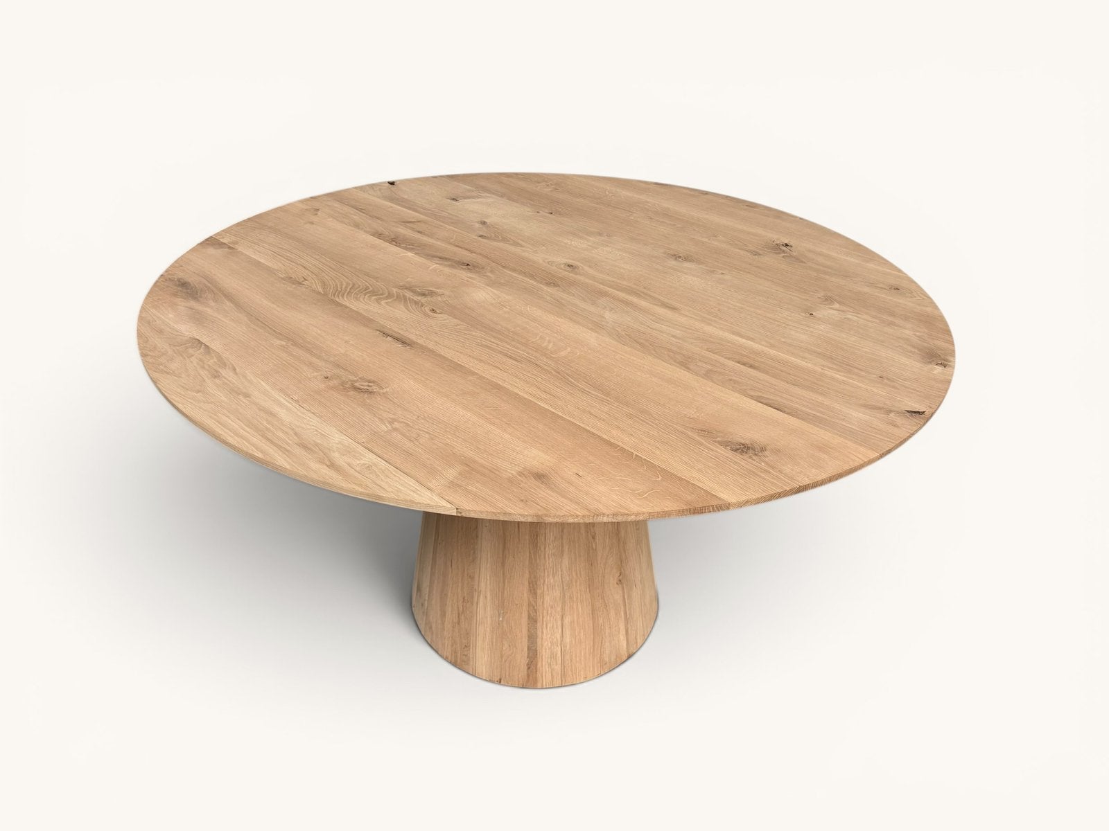 Ronde eiken eettafel | Tot 170 cm | Openingsactie