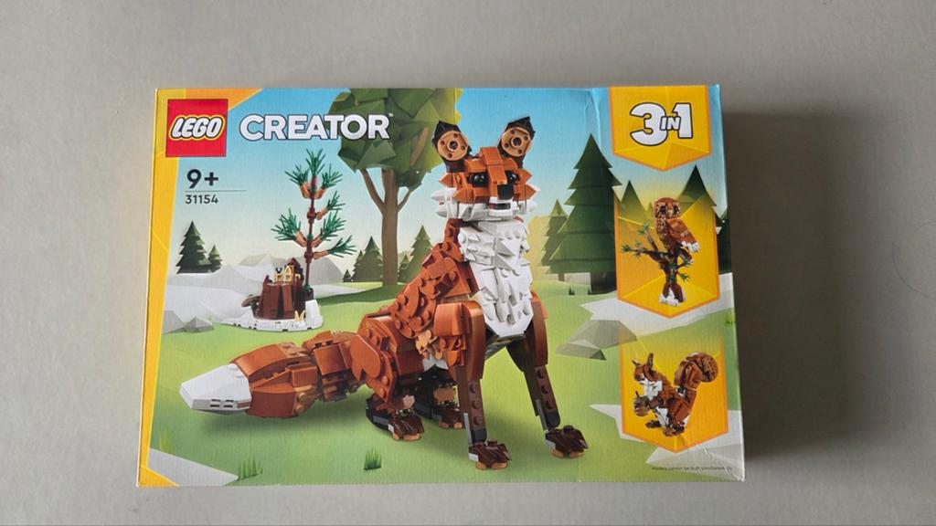 LEGO Creator 3in1 Boswezens: Vos, Uil, Eekhoorn (31154), Ophalen of Verzenden, Zo goed als nieuw