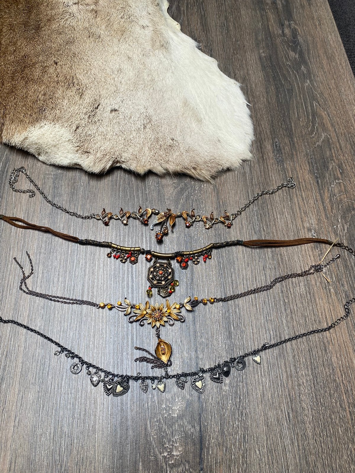 Kettingen, Sieraden, Tassen en Uiterlijk, Kettingen, Ophalen of Verzenden, Zo goed als nieuw, Overige materialen