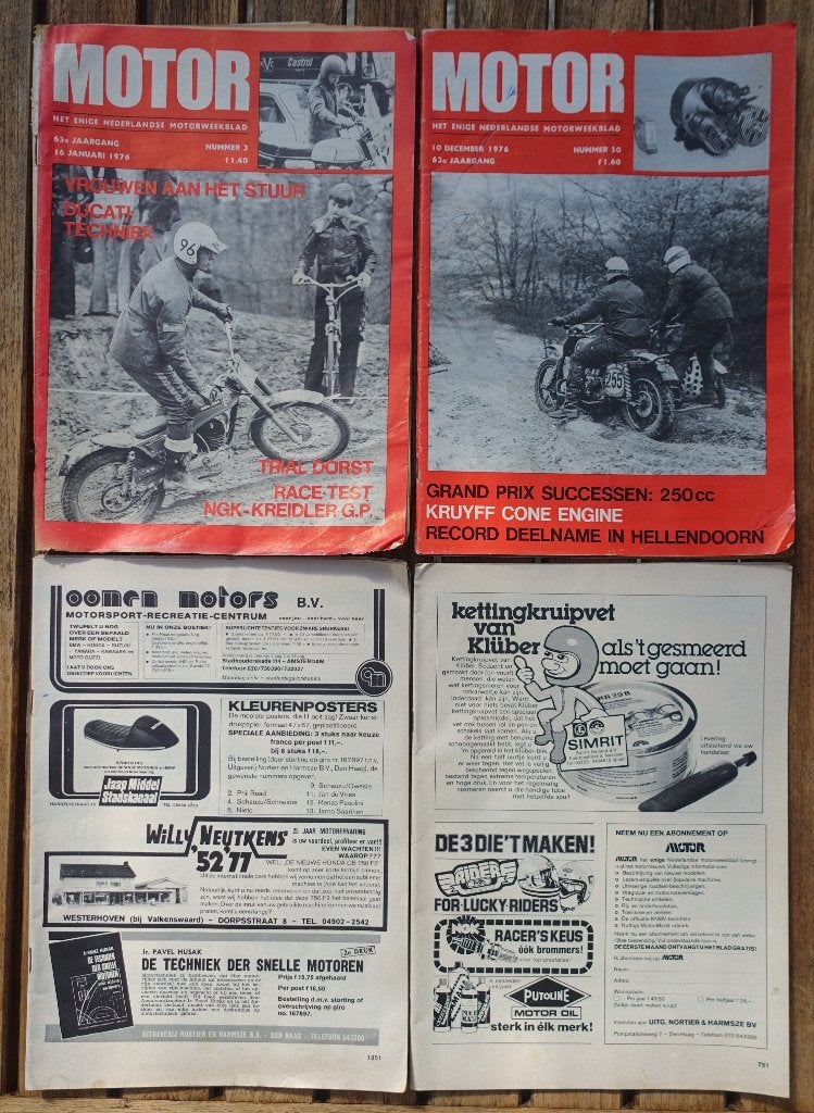 Motor - het NL motor weekblad - jaargang 1976, Boeken, Ophalen of Verzenden, Gelezen