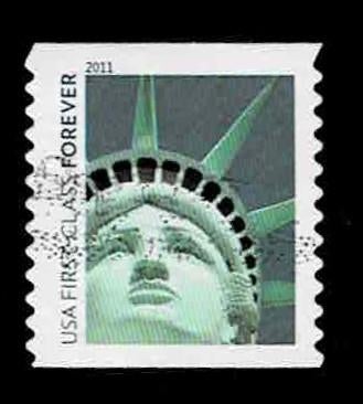 postzegel 4315 USA Vrijheidsbeeld, Postzegels en Munten, Ophalen of Verzenden, Gestempeld, Noord-Amerika