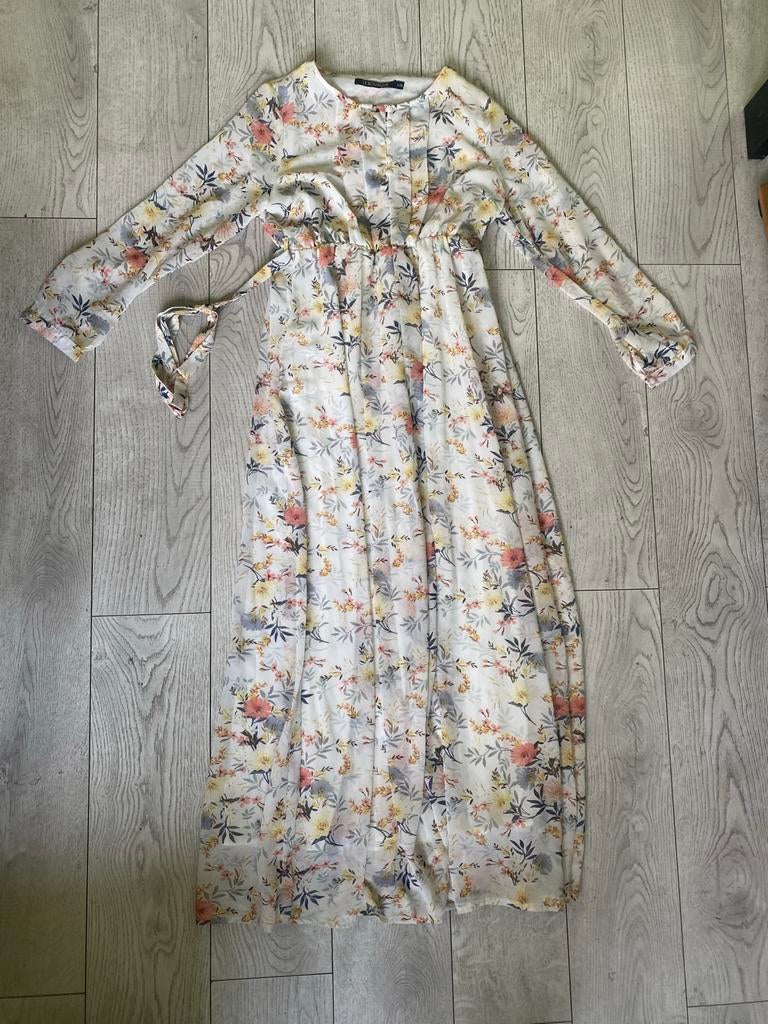 Nieuwe bloemen maxi jurk, Wit, Maat 46/48 (XL) of groter, Nieuw, Ophalen of Verzenden