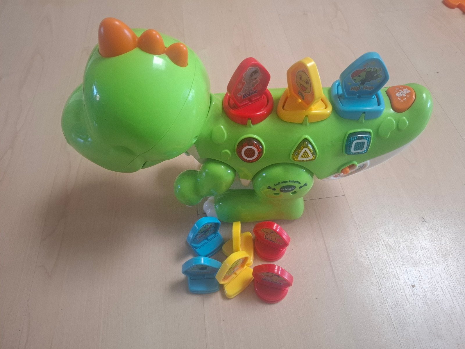 VTech Pop-a-saurus Dinosaurus met geluid en licht, Ophalen, Gebruikt, Overige typen, Met licht